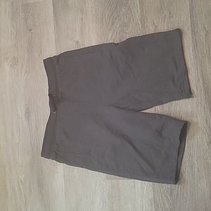 Manguun black sweat shorts elastic waist large